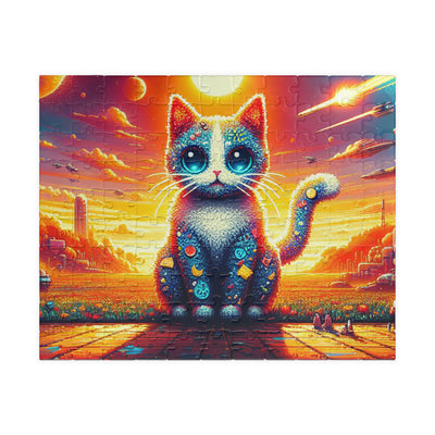 Digital Cat In Fantasy Food Characters V1 Puzzle (110, 252, 520, 1014-piece)