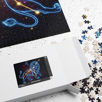 Celestial Leo Puzzle - 110, 252, 520 or 1014 Pieces, Zodiac Gifts, Astrology Decor, Star Sign Fun, Family Activity