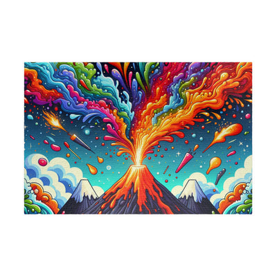 Colorful Volcano Puzzle - Fun for Family Game Night, Creative Gift, Entertainment, Stress Relief, Educational Activity