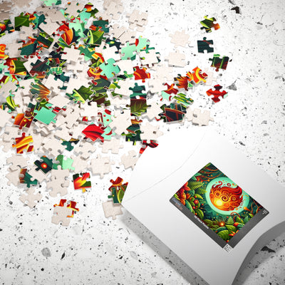 Vibrant Fire-Themed Puzzle | 110-1014 Pieces | Perfect Gift for Relaxation, Family Fun, Game Night, Mindfulness