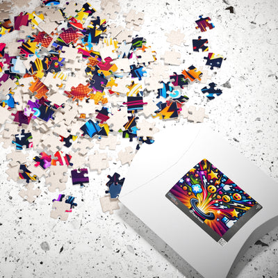 Vibrant Emoji Puzzle – 110, 252, 520, 1014-Piece Jigsaw, Fun Family Activity, Gift for Kids and Adults, Game Night, Decorative Art