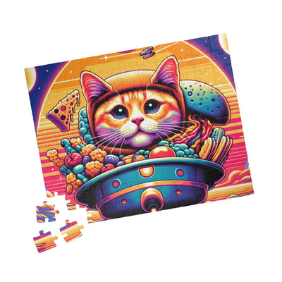 Digital Cat In Fantasy Food Characters V2 Puzzle (110, 252, 520, 1014-piece)