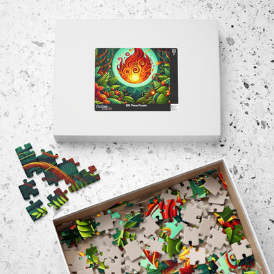 Vibrant Fire-Themed Puzzle | 110-1014 Pieces | Perfect Gift for Relaxation, Family Fun, Game Night, Mindfulness