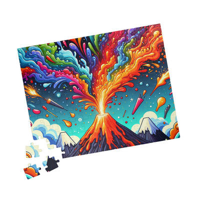 Colorful Volcano Puzzle - Fun for Family Game Night, Creative Gift, Entertainment, Stress Relief, Educational Activity
