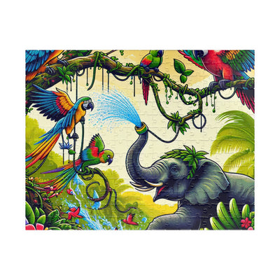 Vibrant Jungle Puzzle - 110-1014 Pieces, Colorful Nature Artwork, Great Gift for Animal Lovers, Family Fun, Educational Activity