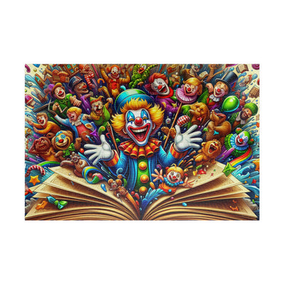 Colorful Clown Puzzle, Fun Family Activity, Kids Birthday Gift, Entertaining Game Night, Home Decor Challenge
