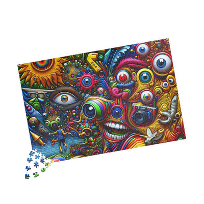 Vibrant Art Puzzle for Creative Minds, 110-1014 pieces, Gift for Puzzle Lovers, Home Decor, Fun Family Activity, Unique Artwork
