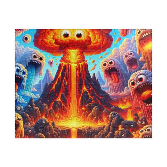 Colorful Artistic Puzzle for All Ages, Fun Family Activity, Unique Gift, Home Decor, Stress Relief Game