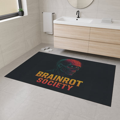 Heavy Duty Floor Mat - Brainrot Society Design, Durable welcome mat, Funny home decor, Gifts for Halloween, Unique office floor rug