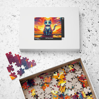 Digital Cat In Fantasy Food Characters V1 Puzzle (110, 252, 520, 1014-piece)