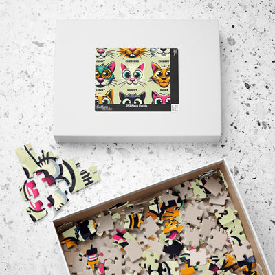 Cat-Themed Puzzle, Fun Family Game, Perfect Gift for Cat Lovers, 110 to 1014 Pieces, Relaxing Activity for All Ages