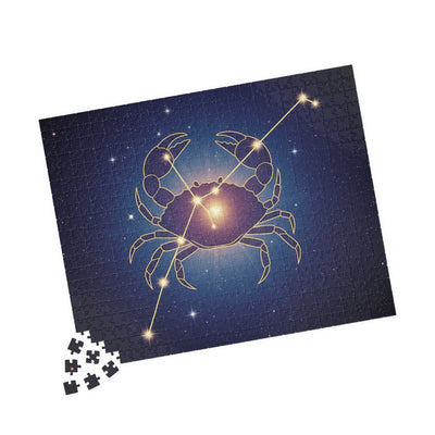 Astrology-Themed Puzzle - Zodiac Crab Design, Gift for Astrology Lovers, Family Game Night, Home Décor, Fun Brain Teaser
