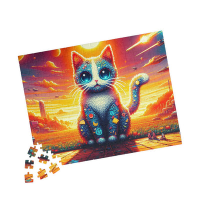 Digital Cat In Fantasy Food Characters V1 Puzzle (110, 252, 520, 1014-piece)