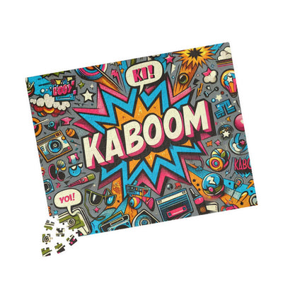 Vibrant Kaboom Puzzle - Fun Family Activity, Game Night Entertainment, Gift for Puzzle Lovers, Unique Home Decor, 110 to 1014-piece Options