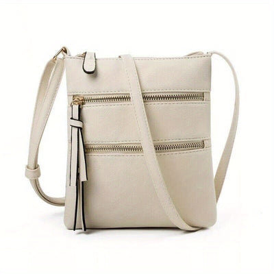 1pc Ladies Cross Body Messenger Bag Women Zipper Shoulder Bags Handbags