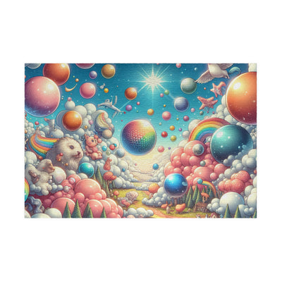 Colorful Rainbow Puzzle Adventure - 110, 252, 520, 1014-piece, Whimsical Art, Gift for Puzzle Lovers, Family Fun
