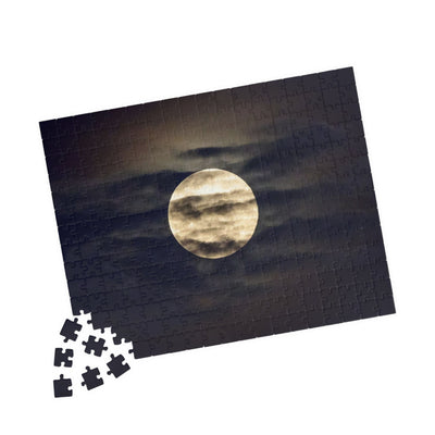 Moonlit Night Puzzle, Relaxing Jigsaw Game, Family Fun Activity, Gift for Puzzle Lovers, Home Décor, Mindfulness Activity
