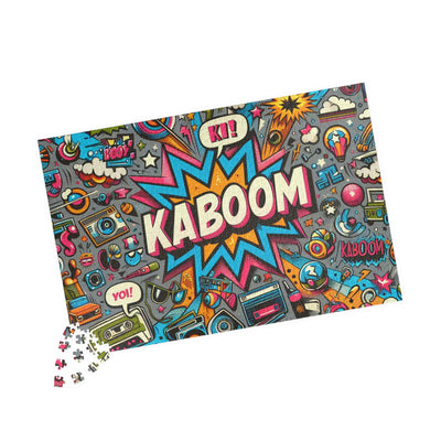 Vibrant Kaboom Puzzle - Fun Family Activity, Game Night Entertainment, Gift for Puzzle Lovers, Unique Home Decor, 110 to 1014-piece Options