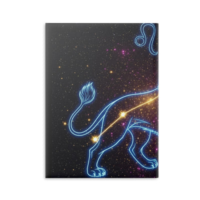 Cosmic Lion Hardcover Notebook, Astrological Journal, Stars Notebook, Gift for Astrology Lovers, Writing Journal, Constellation Diary