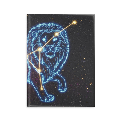 Cosmic Lion Hardcover Notebook, Astrological Journal, Stars Notebook, Gift for Astrology Lovers, Writing Journal, Constellation Diary
