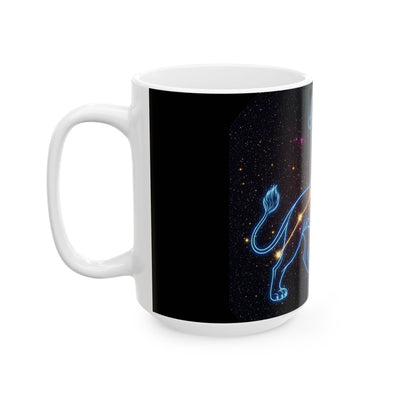 Leo Zodiac Ceramic Mug - Astrology Gift for Astrology Lovers, Personalized Birthday Gift, Constellation Coffee Cup, Horoscope Mug
