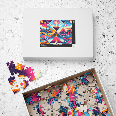Colorful Vibrant Scene Puzzle - Fun Family Activity, Unique Gift, Artsy Home Decor, Mind-Bending Challenge, 110-1014 Pieces