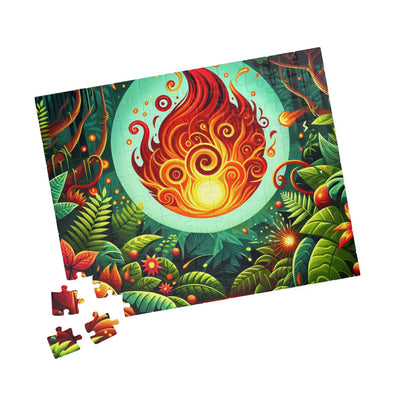 Vibrant Fire-Themed Puzzle | 110-1014 Pieces | Perfect Gift for Relaxation, Family Fun, Game Night, Mindfulness