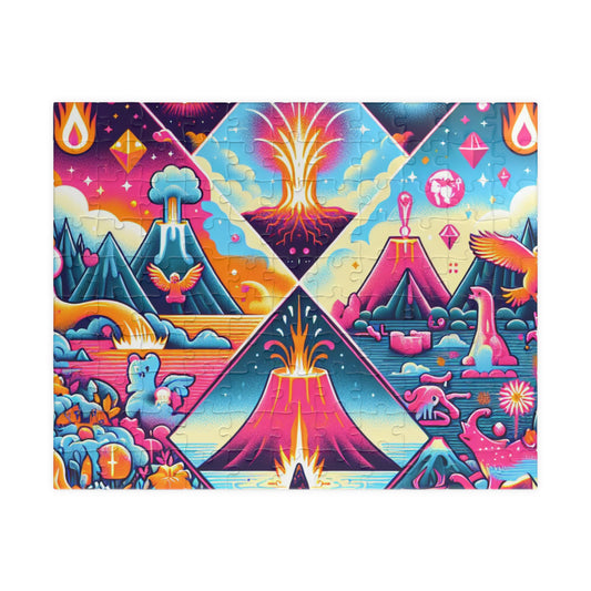 Colorful Vibrant Scene Puzzle - Fun Family Activity, Unique Gift, Artsy Home Decor, Mind-Bending Challenge, 110-1014 Pieces