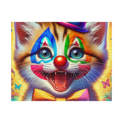 Colorful Clown Cat Puzzle – Fun Family Activity, Kids Gifts, Party Games, Home Decor, Entertainment