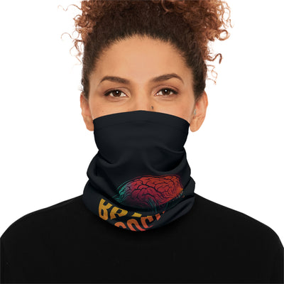 Lightweight Neck Gaiter - Brainrot Society Design, Cool Neckwarmer, Skull Print Gaiter, Unisex Face Cover, Perfect Gift for Halloween, [...]