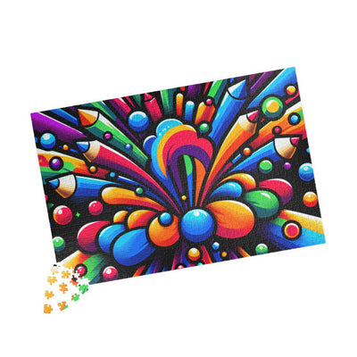 Colorful Spectrum Puzzle - Vibrant 1014-piece Jigsaw, Fun Family Activity, Perfect Gift for Puzzle Lovers, Game Night Fun