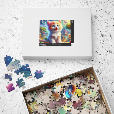 Whimsical Cat Puzzle, Fun Family Game, Cat Lovers Gift, Relaxing Activity, Unique Gift, Home Decor, Creative Brain Teaser