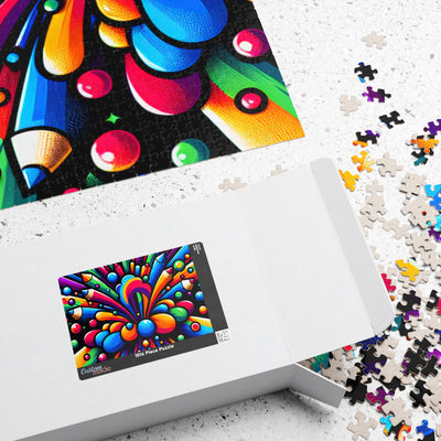 Colorful Spectrum Puzzle - Vibrant 1014-piece Jigsaw, Fun Family Activity, Perfect Gift for Puzzle Lovers, Game Night Fun
