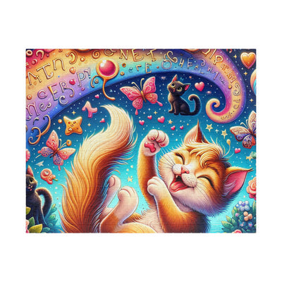 Cat-Themed Puzzle - Fun for Family Game Night, Gift for Cat Lovers, Colorful Artwork, Relaxation Activity, 110-1014 Pieces