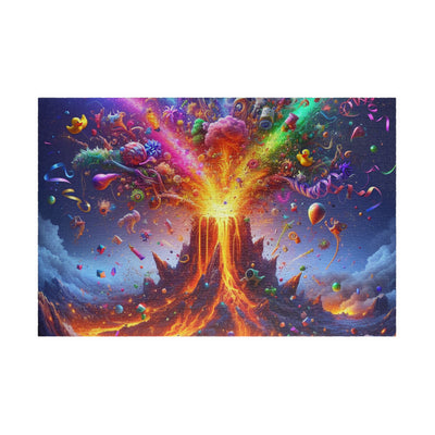 Colorful Fantasy Volcano Puzzle - Vibrant 110, 252, 520, 1014-piece Jigsaw, Kids Activity, Family Game, Perfect Gift for All Ages, Fun Indoor [...]