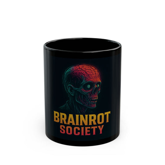 Brainrot Society Coffee Mug - Dark Aesthetic Ceramic Cup for Coffee Lovers, Unique Gift for Halloween, Art Collectors, Skull [...]