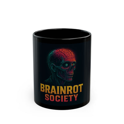 Brainrot Society Coffee Mug - Dark Aesthetic Ceramic Cup for Coffee Lovers, Unique Gift for Halloween, Art Collectors, Skull [...]