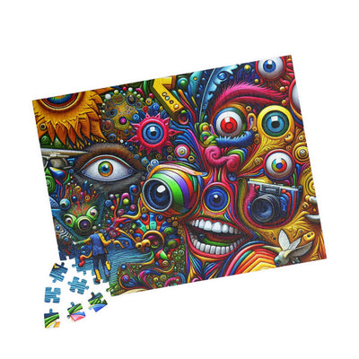 Vibrant Art Puzzle for Creative Minds, 110-1014 pieces, Gift for Puzzle Lovers, Home Decor, Fun Family Activity, Unique Artwork