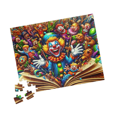 Colorful Clown Puzzle, Fun Family Activity, Kids Birthday Gift, Entertaining Game Night, Home Decor Challenge