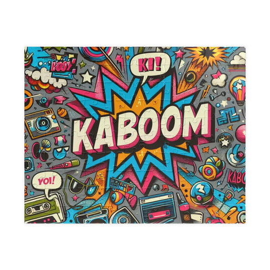 Vibrant Kaboom Puzzle - Fun Family Activity, Game Night Entertainment, Gift for Puzzle Lovers, Unique Home Decor, 110 to 1014-piece Options