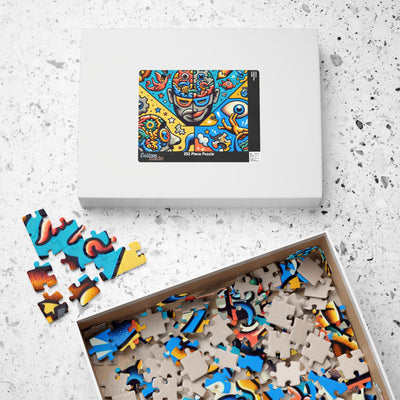 Brainy Art Puzzle for Adults, Colorful Brain-Themed Jigsaw Puzzle, Relaxing Activity, Creative Gift Idea, Mindful Fun