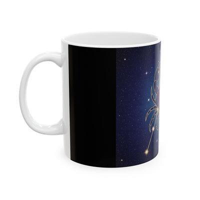 Celestial Crab Mug, Zodiac Coffee Cup for Astrology Lovers, Gift for Cancer Birthday, Astrology Themed Kitchenware, Constellation [...]