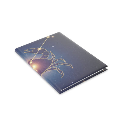 Celestial Cancer Zodiac Notebook, Astrology Journal, Gift for Astrology Lovers, Star Sign Notepad, Starry Night Journal
