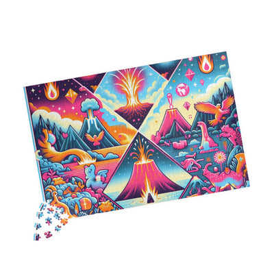 Colorful Vibrant Scene Puzzle - Fun Family Activity, Unique Gift, Artsy Home Decor, Mind-Bending Challenge, 110-1014 Pieces