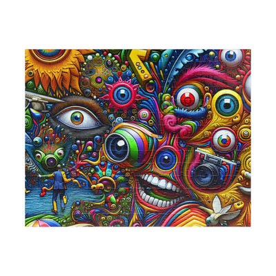 Vibrant Art Puzzle for Creative Minds, 110-1014 pieces, Gift for Puzzle Lovers, Home Decor, Fun Family Activity, Unique Artwork
