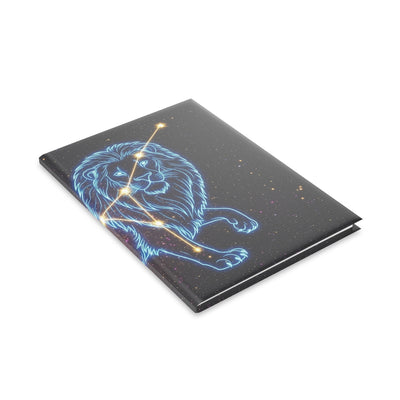 Cosmic Lion Hardcover Notebook, Astrological Journal, Stars Notebook, Gift for Astrology Lovers, Writing Journal, Constellation Diary