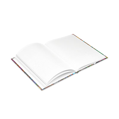Colorful Art Hardcover Notebook, Creative Journal, Sketchbook with Puffy Covers, Fun Gift for Artists, Unique Stationery