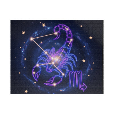 Astrology-themed Puzzle, Scorpion Zodiac Journey, Star Sign Gift, Puzzle Game for Adults, Unique Home Decor, Fun Family Activity