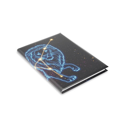Cosmic Lion Hardcover Notebook, Astrological Journal, Stars Notebook, Gift for Astrology Lovers, Writing Journal, Constellation Diary