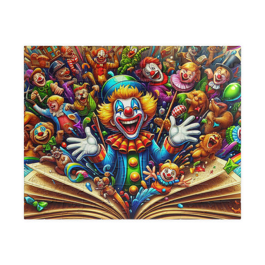 Colorful Clown Puzzle, Fun Family Activity, Kids Birthday Gift, Entertaining Game Night, Home Decor Challenge